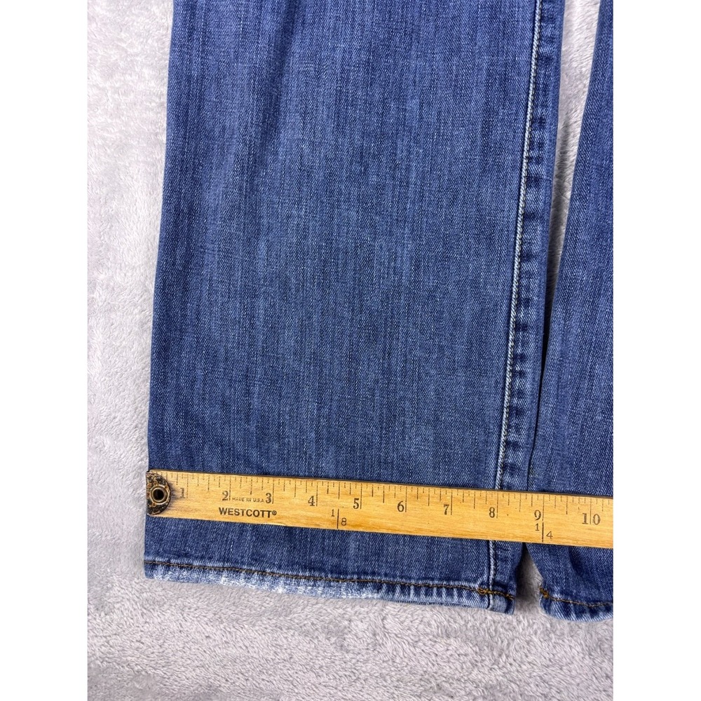 Vintage Lucky Brand Vintage Straight Jeans Mens 34x31 Blue Embroidered - Picture 11 of 14